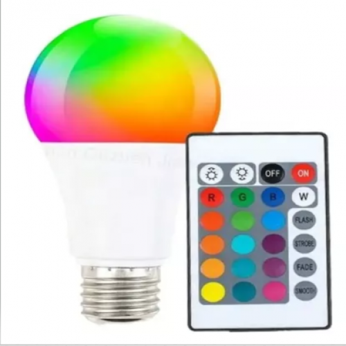 Bombillo Rgb de 5w Con Control